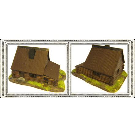 Soviet loghouse, large (15mm skala)