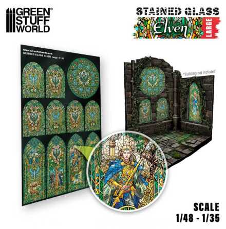 Elven Stained Glass - Large