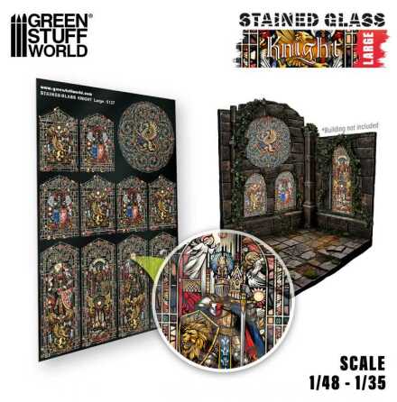 Knight Stained Glass - Large