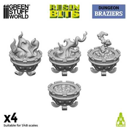 3D printed set - Braziers
