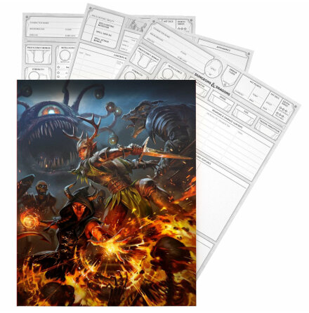 DUNGEONS & DRAGONS 2024 CORE: CHARACTER SHEETS (ENG)