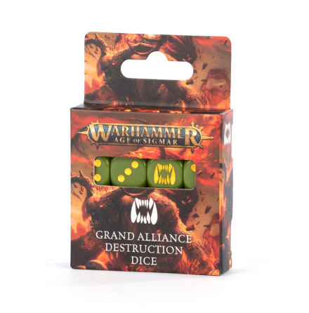 AGE OF SIGMAR 4.0: GRAND ALLIANCE DESTRUCTION DICE