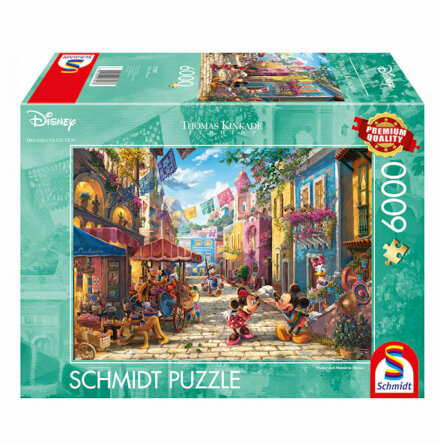 Thomas Kinkade: Disney - Mickey & Minnie in Mexico (6000 pieces)