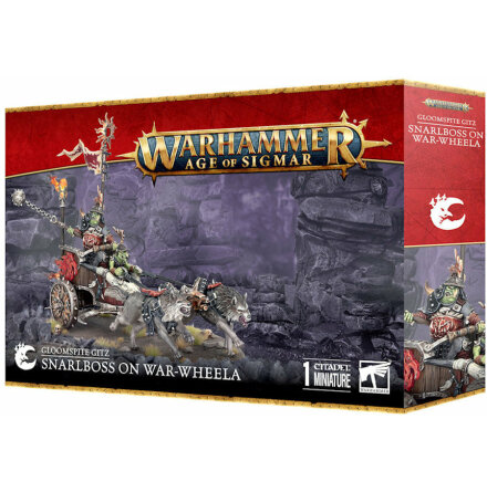 GLOOMSPITE GITZ: SNARLBOSS ON WAR-WHEELA