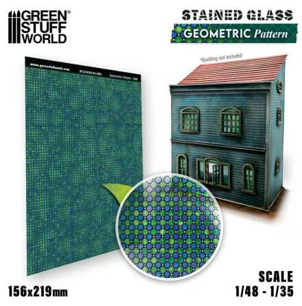 Geometric Pattern Stained Glass