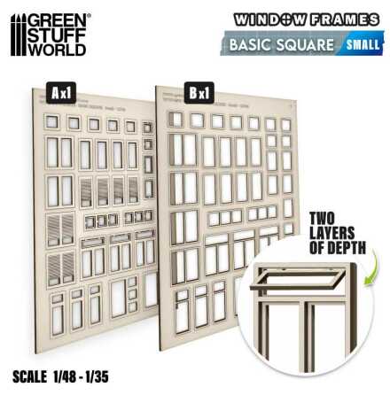 Basic Square Miniature Windows - Small
