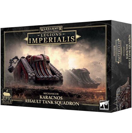 LEGIONS IMPERIALIS: MECHANICUM KARACNOS ASSAULT TANK SQUAD
