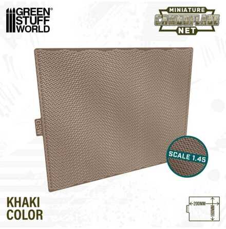 Miniature Camouflage Nets Khaki 1:45