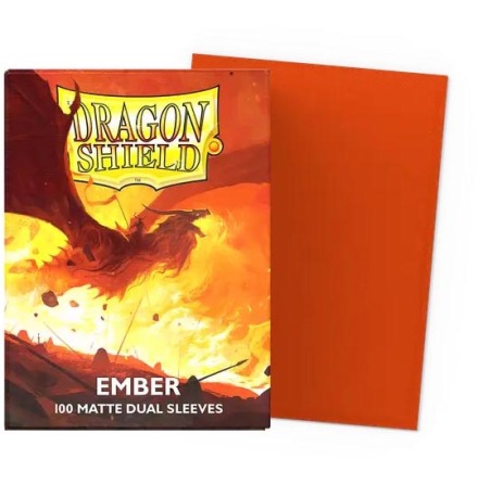 Dragon Shield Matte Dual Sleeves Standard Size: Ember (100)