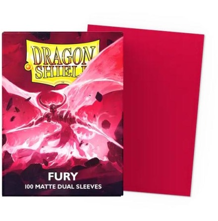 Dragon Shield Matte Dual Sleeves Standard Size: Fury (100)