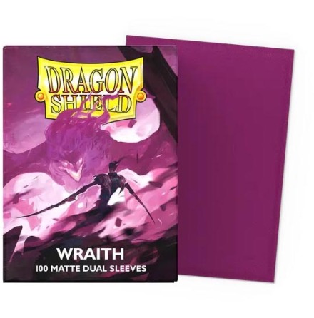 Dragon Shield Matte Dual Sleeves Standard Size: Wraith (100)