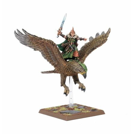 OLD WORLD: WOOD ELF NOBLE ON GREAT EAGLE (metal)