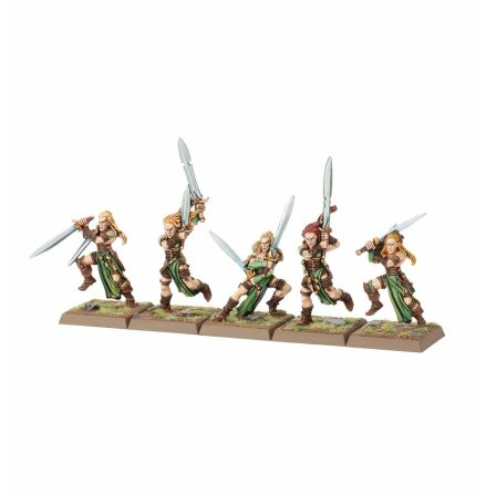 OLD WORLD: WOOD ELF WARDANCER TROUPE (metal)