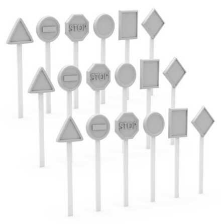 Traffic Signs 1:48