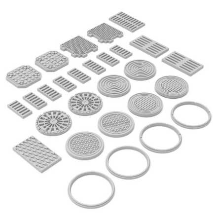 Manhole Covers 1:48-1:35